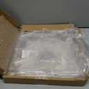 YestBuy 3 Tier Square Cupcake Stand - Premium Cupcake Holder - Acrylic Cupcake Tower Display - 3 Tier Acrylic Display for Pastry + LED Light String - Ideal for Weddings, Birthday Parties( Pink Light)