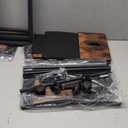 LASZOLA 5 Drawer Narrow Dresser Slim Cabinet Skinny Storage Tower Chest, Ideal for Small Spaces Bathroom Bedroom, Between Washer and Dryer, Lightweight Mobile on Wheels, Sturdy Fabric Drawers, Brown (29.5-33.5 inch)