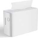 Multifold Paper Towel Dispenser Countertop, Hand Towel Dispenser for Bathroom, Single Sheet Dispensing White