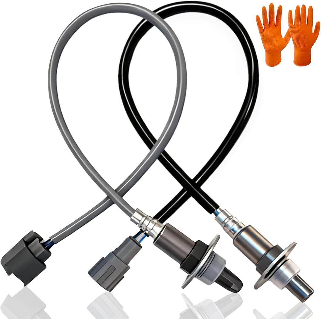 Upstream & Downstream O2 Sensor Set | Direct Replacement for OE 234-9097 & 234-4445 |Oxygen Sensor Compatible with Subaru Legacy & Outback H4 2.5L 2010-2012 WITH GLOVES