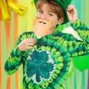 Unisex Kids St. Patrick's Irish Shamrock Sweatshirt Long Sleeve Lucky Saint Shirt Green Clover 6 Years (S)