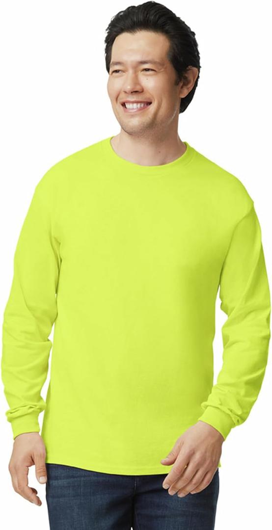 Gildan Adult Ultra Cotton Long Sleeve T-Shirt, Style G2400, Multipack (XX-Large) 72 Pcs