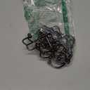 Titanker Shower Curtain Hooks Bronze, Minimalist Simple Double Glide Shower Curtain Rings, Rust Proof Metal Shower Hooks Rings for Bathroom Shower Rods Curtains, Set of 12 Hooks