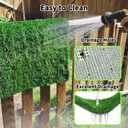Grass Pad for Dogs 39.3 x 31.5 Inches Fast-Drain Artificial Grass for Pets Potty Training, Easy to Clean Fake Grass for Dog Indoor Outdoor Use(1 Pack)