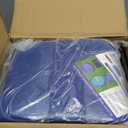 UIRWAY [200GSM Heavy Duty] 15FT Winter Pool Cover 2025 Upgrade Pool Cover for Above Ground Round Pools, UV & Cold Resistant Swimming Pool Cover, Tearproof Tarp with Cable System (PE-Blue(Round))