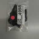 2Pcs Large Bow Hair Ties, Black Organza Ribbon Bow Hair Scrunchies for Women, Elegant Long Tail Bowknot Ponytail Holder French Hair Accessories for Wedding, Parties, Festivals