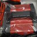 E-FAST 25A Battery Charger, 12/24V All in One Lifepo4 Lead Acid Car Battery Charger, Automotive Jump Starter, Upgraded Trickle Charger, Battery Maintainer for Car Truck Motorcycle Lawn Mower Boat