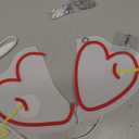 Double Heart Cupid Arrow Neon Sign for Wall Decor, Romantic LED Neon Light for Bedroom & Valentine’s Day Decor, Wedding & Anniversary Parties, Love-Themed Neon Wall Art 16.5"x7.9"