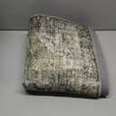 3x8 Washable Rug for Entryway, Green Soft Printed Area Rug, Non-Slip Kitchen Rugs, Low-Pile Medallion Indoor Door Mat, Small Farmhouse Carpet for Entrance Kitchen Foyer Bedside