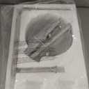 Toilet Paper Holder for Bathroom, Heavy Weighted Metal Free Standing Toilet Paper Holder Stand with Crystal Ball, Toilet Paper Roll Stand for Bathroom Accessories (C- Brushed Nickel)