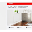 Stelpro MIR1002WCW Convector Heater 1000W, 23 1/2" x 18", 240 volts (NOT a Plug-In) Controlled via Wall Thermostat (sold separately), MIRAGE Series - Discreet with Sturdy Monocoque Front Panel, White