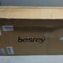 Besrey Kick Scooter for Kids Ages 3-10, 3-Wheel Folding Scooter with Adjustable Height, LED Light Wheels, Extra Wide Deck for Outdoor Activities
