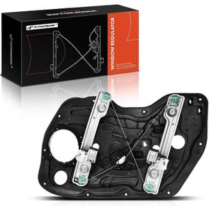 A-Premium Front Left Driver Side Power Window Regulator with 2-Pin Plug Motor Compatible with Hyundai Elantra 2011 2012 2013 2014 2015 2016, Sedan Only (Fit Model Built in USA)