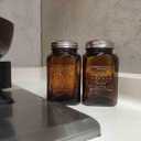 Ritadeshop Depression Style Glass Salt and Pepper Shakers (Amber)