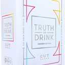 Truth or Drink Party Game by Cut I As Seen on TikTok, YouTube, and Snapchat | 410 Hilarious Questions | Ages 21+ | 2+ Players I Fun Games for Adults