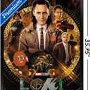 Trends International Marvel Loki - One Sheet Wall Poster, 34L x 22.4W, Black Framed Version