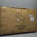 YUEPET Extra Large Foldable Dog Bath Tub for Large Dogs, 49 Gal Portable Dog Bathtub Lightweight Hightened Pet Wash Station with Drain Plug for Big Dogs Indoor/Outdoor Bathing, Camping (Blue)