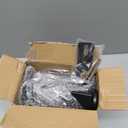 6PCS Adjustable Height Bed Support Legs, Heavy Duty Metal Bed Frame Support Legs, 7.3-12 inch Furniture Risers Replacement with Non-Slip Base for King Queen Slats/Furniture/Table/Couch/Sofa/Dresser