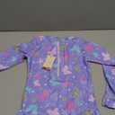 Girls One Piece Swimsuits Long Sleeve Ruffle Zipper Bathing Suit Cute Kids UPF 50+ Rashguard Swimwear 1-6 Years Size 120