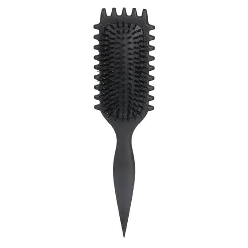 Curl Defining Brush For Curly Hair, Curly Hair Brush for Combing and Shaping Curls to Reduce Pulling and Curl Separation