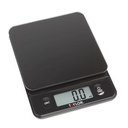 Taylor Glass Top Food Scale with Touch Controls, 11 lb Capacity, Sleek Black Design for Precision Food Measurement in Grams and Ounces