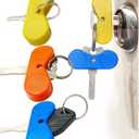 Key Turner Aid, BUMOVE Easier to Grip and Turn Keys Aid for People with Arthritis or a Weakened Grip and Colors are Easy to Distinguish (3 Pack)