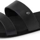REEF Bliss Nights Eliana Slide Sandal (9, Black/Black)