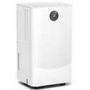 COWSAR 25 Pint Dehumidifier for Home and Basement 1200 Sq. Ft, Quiet 38dB Portable Dehumidifier for Bedroom Bathroom RV, Small Dehumidifiers with Continuous Drain Hose, 2L Tank, Smart Display