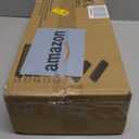 QEEIG Bathroom Floating Shelves for Wall - 15.7" Wall Mounted Shelf Over Toilet Farmhouse Home Decor Display Bookshelf Small 15.7 x 6.7 inch Set of 2, Black (008-40B)