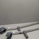 Medline Aluminum Forearm Crutches, Adult, Cuff Size 4", Pack of 2