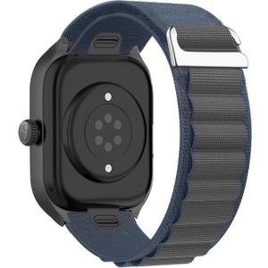 5 x Alpine Loop Nylon Band - Compatible with Apple Watch Ultra 2/Ultra Bands 49mm 45mm 44mm for Men Women, Adjustable with Metal C Hook Strap for iWatch Ultra 2 iWatch Ultra Series 10 46mm SE/9/8/7/6/5 (Alpine/Blue Gray Titanium)