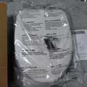 TOTO SoftClose Slow Close Elongated Toilet Seat and Lid, Cotton White - SS124#01