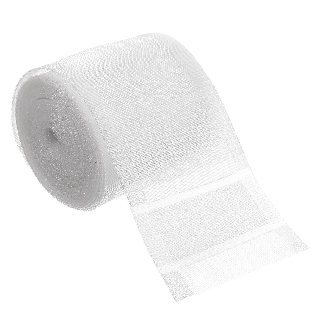 10.9 Yards Pleat Tape for Curtains, Curtain Pleat Tape 3.8 Inch Wide Nylon Folding Tapes for Hooks Used to Make Home Decor Items