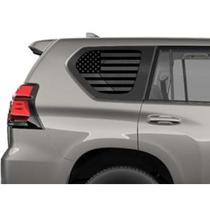 American Flag Window Decals for Car or Truck 29" x 16" Inch - Universal USA Flags Vinyl Sticker - Cool Patriotic Decals Automotive - Vinyls Stickers for Windows Cars