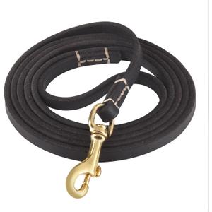4FT / 5FT / 6FT Geninue Leather Leash for Small to Medium Dogs Training and Walking - Color Black/Brown