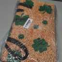 2 Pcs Welcome Doormat Set Shamrock Hearts Imitation Coconut Coir Door Mat Valentines Day St. Patrick's Day Welcome Rug Outdoor Entrance Non Slip Mat for Porch Entry Staircase Bathroom Decor