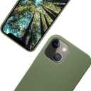 Eplanita Eco Mobile Phone Case Compatible for iPhone 14 Plus, Plant Fiber, Drop Protection Cover, Durable and Sustainable (Khaki, for iPhone 14 Plus)