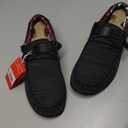 Hey Dude Men's Wally Sox | Mens Shoes | Men's Lace Up Loafers | Comfortable & Light-Weight (11, Charcoal)
