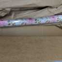 BIOBROWN Reversible Floral Wrapping Paper Roll - 30 Inches X 33 Feet (82.5 sq. ft. ttl.) Pink Watercolor Roses Design Flower Gift Wrap for Mother's Day, Wedding, Bridal Shower, Valentine's Day