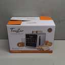 Toaster 2 Slice Wide Slot Stainless Steel Digital Toasters Best Rated Prime Touch Screen Toaster for 5 Bread Types/6 Shade Settings/Single Slot Toasting/Memory Function/Defrost/Reheat