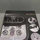 Foot Spa Electric Rotary Massage, Collapsible Foot Bath with Heat, Bubble Jets,Temp Control, and 24 Motorized Shiatsu Massage Balls, Pedicure Foot Spa for Feet Relaxation (Blue)