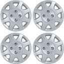 BDK 4-Pack Premium 14" Wheel Rim Cover Hubcaps Fits Japanese JDM Vehicles OEM Style Replacement Snap On Car Truck SUV Hub Cap - 14 Inch Set (Set of 4)