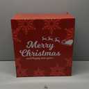 HOMESEASONS 2 Pack 18" Lighted Large Artificial Poinsettias for Outdoors LED Poinsettia Flowers Artificial Faux Poinsettia Plants Poinsettia Christmas Decorations for Office Home Kitchen Decor (Red)