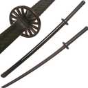 Polypropylene Plastic Sword Black 39 inches, Used for Cosplay,Daily Practice, Gift, Party Decoration