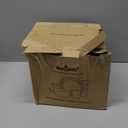 11 pcs Kids Wheat Straw Dinnerware Sets, Wheat Straw Plates and Bowls Set for 4 Microwave Safe (Beige)