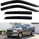 4PC Rain Guards for 2015-2025 Ford Edge Window Visors Deflectors Sun Shades Vent Tape On Out Channel