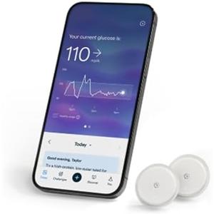 Lingo Continuous Glucose Monitor (CGM) & App (Pack of 1). Made by Abbott. Know The Impact of What You Eat. 1 biosensor Lasts up to 14 Days*. Works with iOS and Android. US Only.