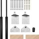 RV Bedlift Kit, Compartments 24 30 Small, Compatible with RV and Recreational Vehicles with Storage Boxes, BLK-SMALL Bed Lift Kits