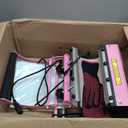 Realkant Tumbler Heat Press Machine, 110V Tumbler Press for 20OZ 30OZ Sublimation Skinny Straight Tumblers Glass Jar & 11-15OZ Mugs, Mug Tumbler Press with 20pcs Paper Heat Tape Gloves As Gift (Pink)