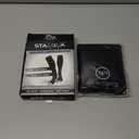 Physix Gear Compression Socks 20-30 mmHg - Men & Women - Running, Nurses, Shin Splints, Flight, Travel (Black/Grey, L/XL)